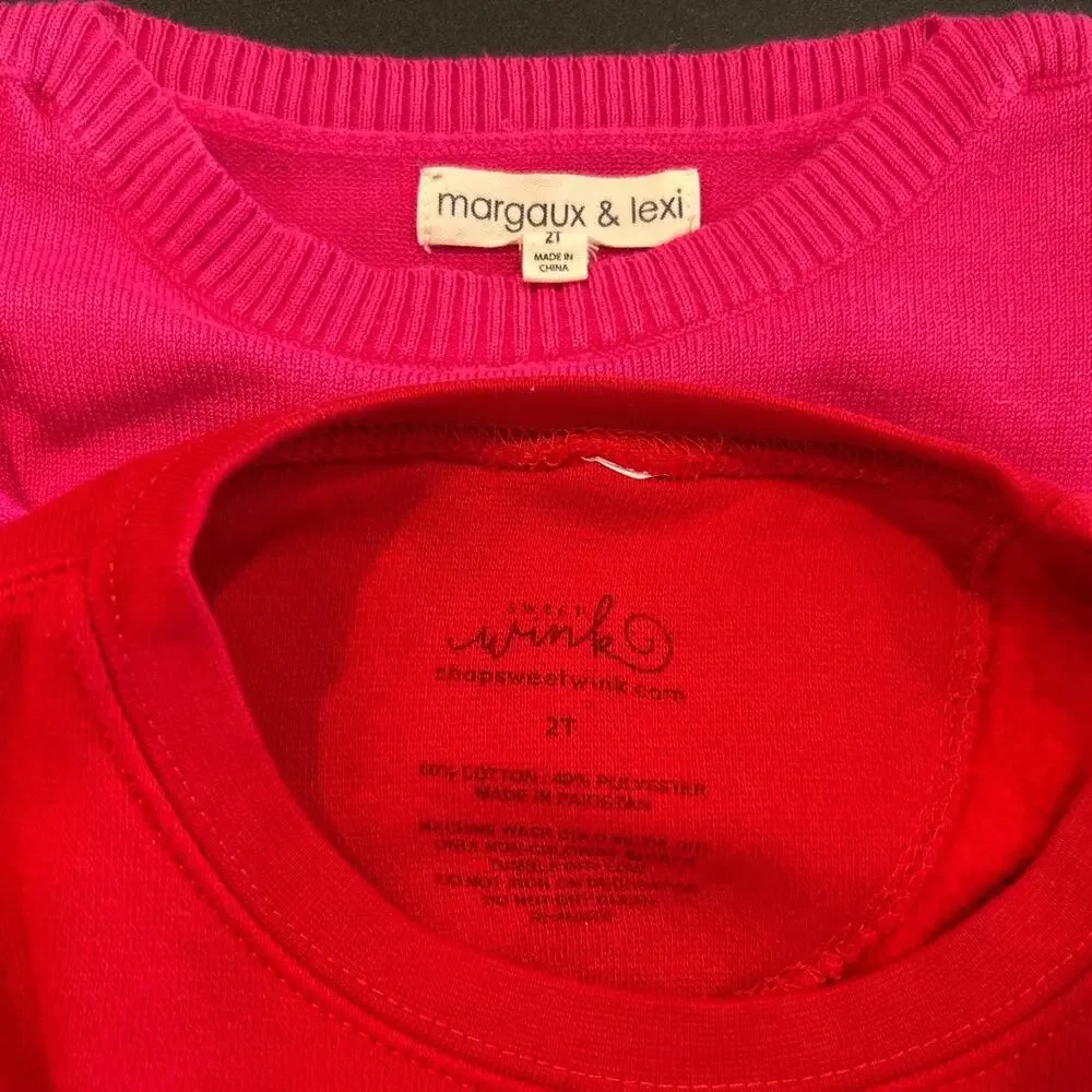 6 Piece Holiday Top Bundle Sweet Wink J.Crew Zara Thanksgiving Christmas, 2T